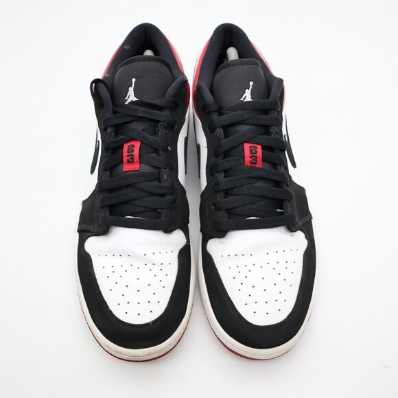 Nike Air Jordan 1 Retro Low Men\'s Size 10 Black Toe Athletic Sneakers 553558-116 main image 6